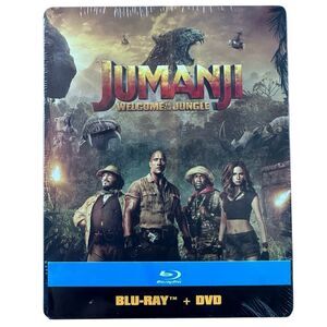 Jumanji: Welcome to the Jungle Steelbook Blu-ray + DVD – Sealed